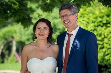 Hochzeitspaar auf dem Langenhard in Lahr 2016